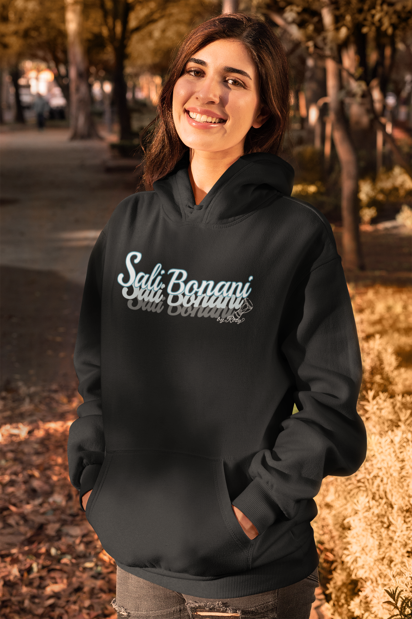 Sali Bonani Hoodie - Trommel Rosy