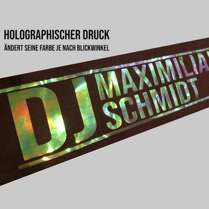 Maximilian Schmidt Holographic - T-Shirt - weiß